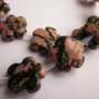 Rhodonit flori 15 mm 5 petale