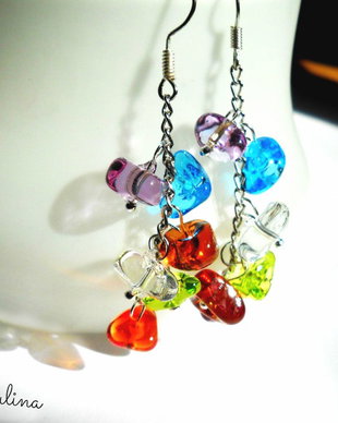 Cercei bright colours