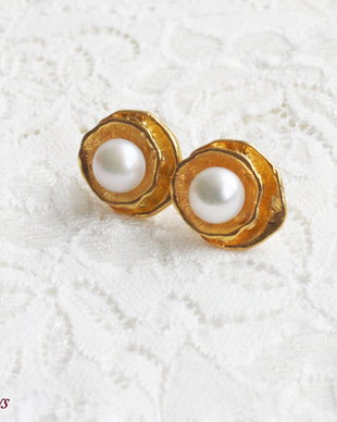 Cercei Golden pearls