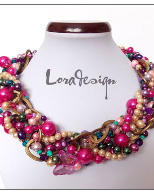 COLIER STATEMENT FUCHSIA!