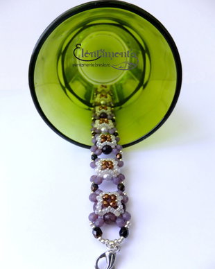 REZERVAT - Printesa violet - bratara eleganta