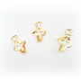 1b Charm placat aur  ''Cruciulita decupata ''9 x 15 mm