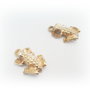 1b Charm 3D placat aur '' Broscuta fermecata  '' 11 x 23 mm
