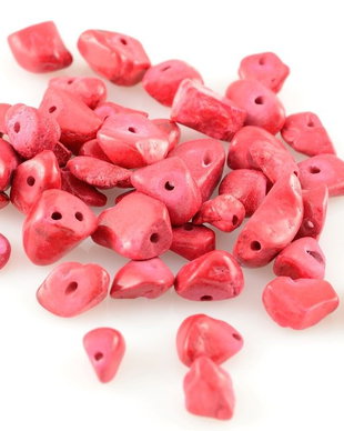 J254 (10b) Cipsuri coral rosu 3-8mm
