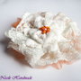 Clama par mare Fluffy Lace - dantela, organza, perle sticla