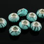 H307 Margele pandora turcoaz 15x10.5mm