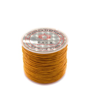Snur bumbac cerat galben-portocaliu, 1 mm – 1 m (cod 17-44)
