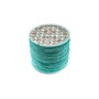 Snur bumbac cerat turcoaz, 1 mm – 1 m (cod 17-45)