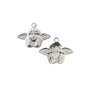 Charm ingeras, placat cu argint, 17x13,5 mm (cod 9-237)