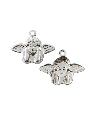 Charm ingeras, placat cu argint, 17x13,5 mm (cod 9-237)