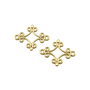 Conector placat cu aur, 24x18 mm (cod 6-68)