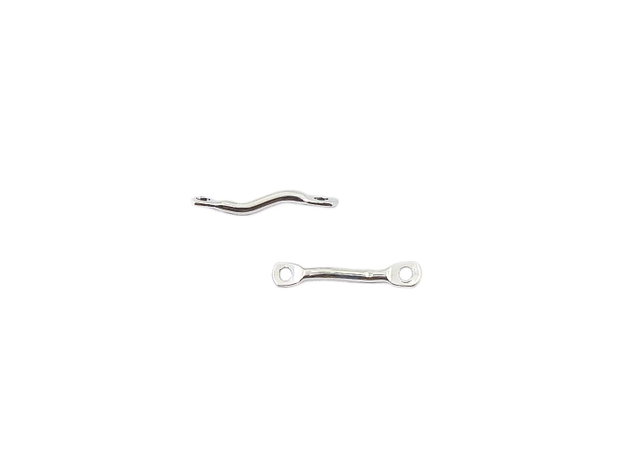 Conector placat cu argint, 10x2 mm (cod 6-75)