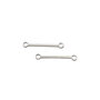 Conector placat cu argint, 21x3 mm (cod 6-76)