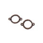 Conector, finisaj cupru antichizat, 15x22 mm (cod 6-99)