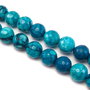 Agate Crazy Lace albastre, sfere fatetate, 14 mm (cod 1-255)