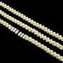 Coral alb, clepsidra, 3x6 mm (cod 1-259)