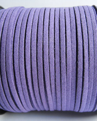 SNUR MOV(2) IMITATIE PIELE INTOARSA - 3 X 1 MM - 1ML