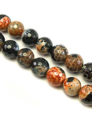 Agate, sfere fatetate 12 mm (cod 1-321)