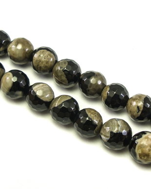 Agate, sfere fatetate 12 mm (cod 1-323)