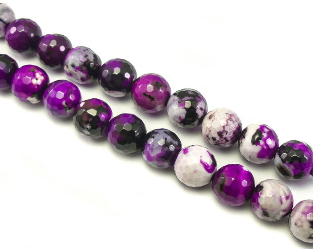 Agate, sfere fatetate 12 mm (cod 1-325)