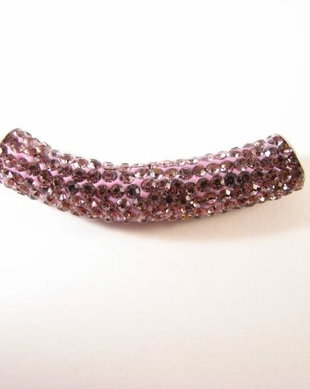 2149 - Margele shamballa, 47mm, lila