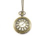 Ceas, finisaj bronz,  61X47,5 mm  (cod 20-6)