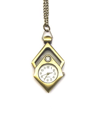 Ceas, finisaj bronz, 51X29 mm  (cod 20-8)