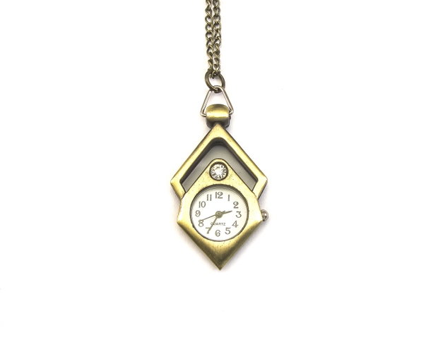 Ceas, finisaj bronz, 51X29 mm (cod 20-8)