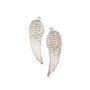 Pandantiv aripa, finisaj argintiu, 50x16 mm (cod 11-104)