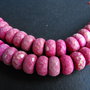 AGATE CRAZY RONDELE FATETATE - 12 X 6,5 - 7 MM