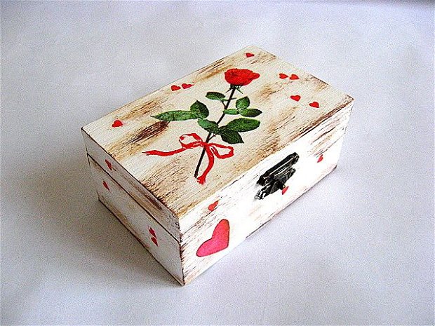 cutie lemn decorata 18936