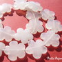 Jad alb floricele de diametru 20 mm si grosime aprox 5 mm