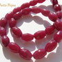 Agate grena butoiase fatetate aprox 10x7 mm