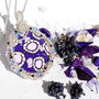 Jellyfish in a purple sea