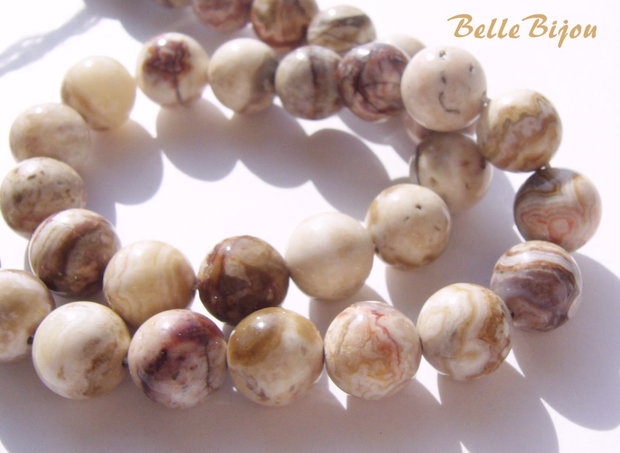 Mexico Crazy Lace Agate 10 mm
