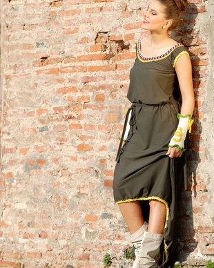 rochie-ceva romantic , o cina pe o terasa la inaltime