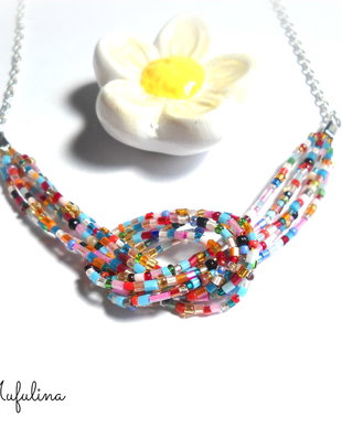 Colier forget me knot