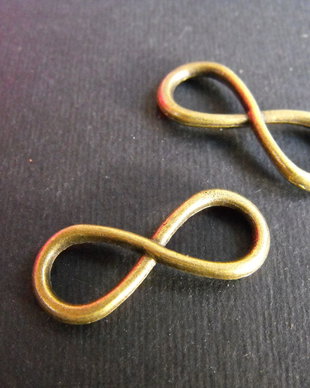 LINK INFINIT BRONZ - 24 X 10 MM