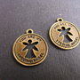 PANDANTIV  BRONZ - 22 X 18 MM