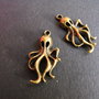 PANDANTIV  BRONZ - 32 X 17 MM