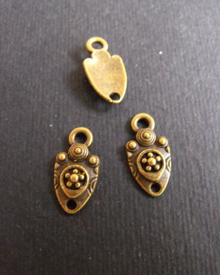 PANDANTIV  BRONZ - 16 X 8 MM
