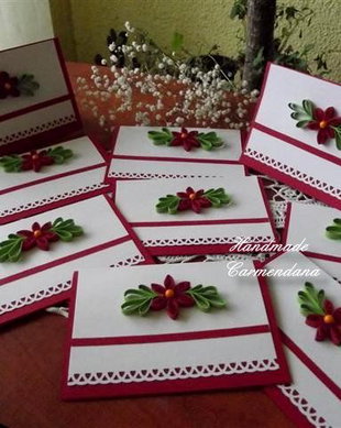 Invitatie quilling