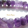 Ametist rondele mari microfatetate aprox 15x10 mm