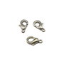 Inchizatoare tip carabina, finisaj argintiu antichizat, 10x6 mm (cod 13-49)