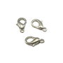 Inchizatoare tip carabina, finisaj argintiu antichizat, 12x7 mm (cod 13-50)
