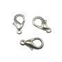 Inchizatoare tip carabina, finisaj argintiu antichizat, 14x8 mm (cod 13-52)