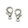 Inchizatoare tip carabina, finisaj argintiu antichizat, 22x12 mm (cod 13-55)