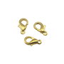 Inchizatoare tip carabina, finisaj auriu antichizat, 10x6 mm (cod 13-57)