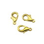 Inchizatoare tip carabina, finisaj auriu antichizat, 12x7 mm (cod 13-58)