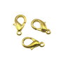 Inchizatoare tip carabina, finisaj auriu antichizat, 14x8 mm (cod 13-59)